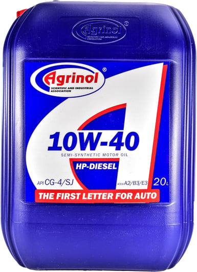 Моторное масло Agrinol HP-Diesel 10W-40 20 л на Alfa Romeo GT