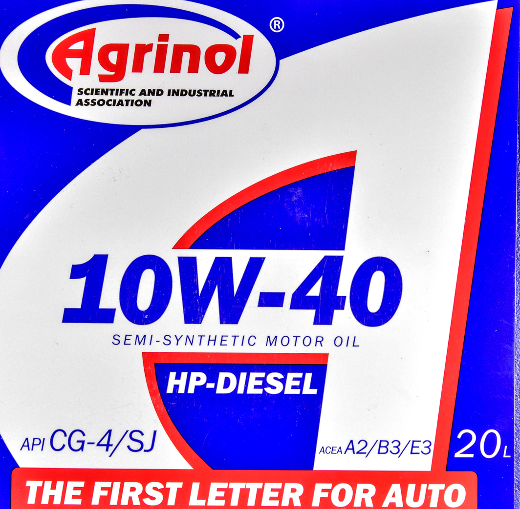 Моторна олива Agrinol HP-Diesel 10W-40 20 л на Daewoo Espero