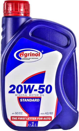 Моторное масло Agrinol Standard 20W-50 1 л на Suzuki Carry