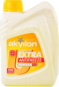 Готовий антифриз Akvilon Extra G11 жовтий -40 °C