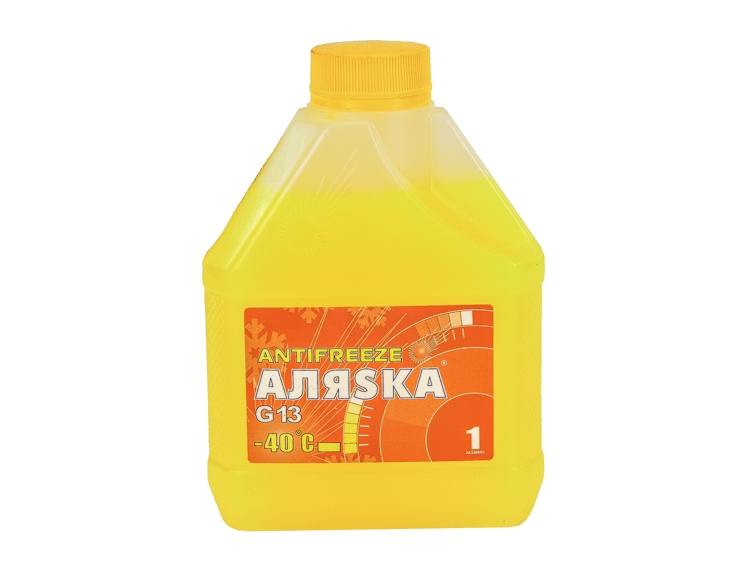 

Готовый антифриз АЛЯSКА G13 желтый -40 °C 5369