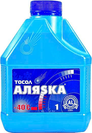 Готовый антифриз АЛЯSКА А-40 синий -40 °C 1 л