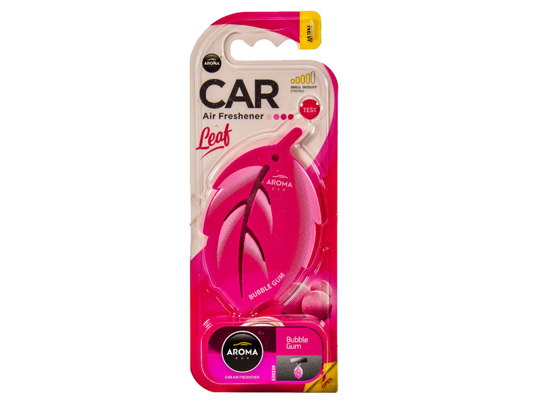 

Ароматизатор Aroma Car Leaf 3D Bubble Gum 13 83124