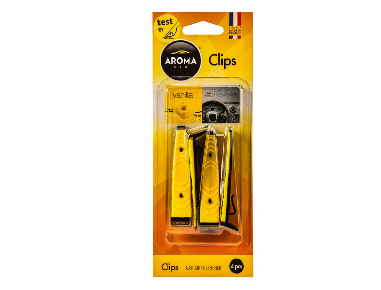 

Ароматизатор Aroma Car Clips Vanilla 20 г 92385