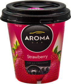 Ароматизатор Aroma Car Cup Gel Strawberry 130 г