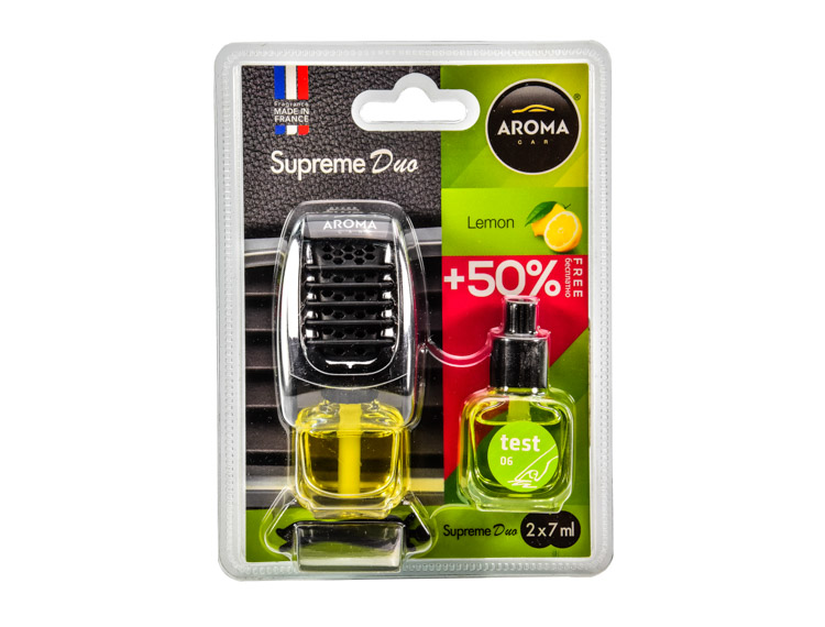 

Ароматизатор Aroma Car Supreme Duo Slim Lemon 7 мл 92252