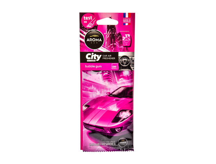 

Ароматизатор Aroma Car City Card Bubble Gum 92670