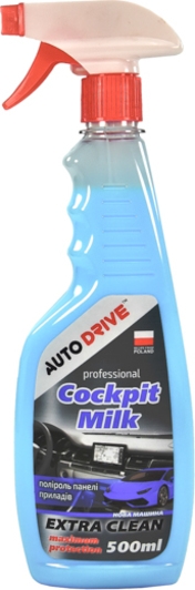 Полироль для салона AUTO DRIVE Professional Cockpit Milk новая машина 500 мл (AD0071)