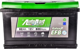 Аккумулятор AutoParts 6 CT-82-R Galaxy EFB ARL082EFBB