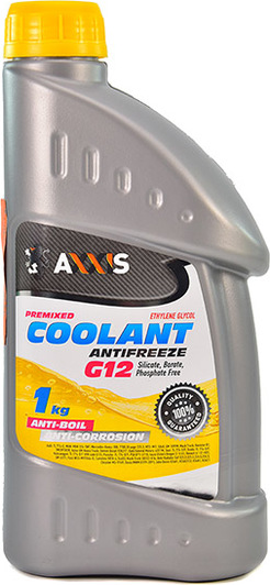 Готовий антифриз Axxis Coolant G12 жовтий -32 °C