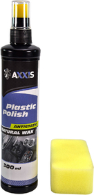 Полироль для салона Axxis Plastic Polish c губкой 300 мл