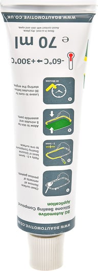 BGA Silicone Sealing Compound черный формирователь прокладок, 70 мл (bgsilc) 70 г