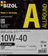 Моторное масло Bizol Allround 10W-40 20 л на Citroen C1