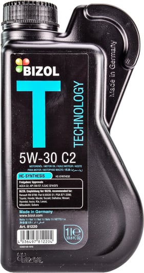 Моторное масло Bizol Technology C2 5W-30 1 л на Toyota Avensis