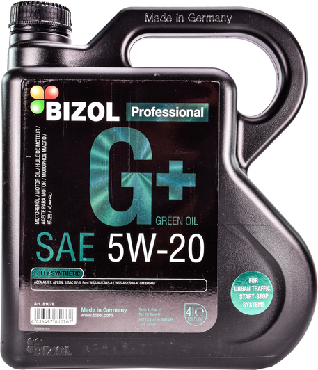 Моторное масло Bizol Green Oil+ 5W-20 4 л на Opel Zafira
