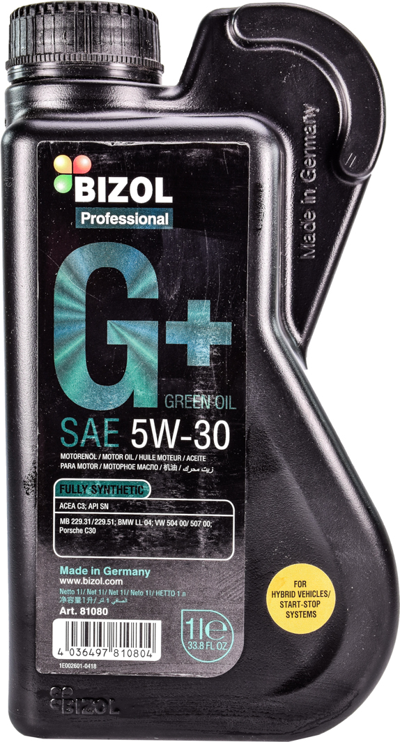 Моторна олива Bizol Green Oil+ 5W-30 1 л на Audi Q5