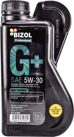 Моторное масло Bizol Green Oil+ 5W-30 1 л на Skoda Superb