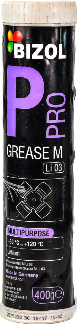 

Смазка Bizol Pro Grease M Li 03 многоцелевая B82051