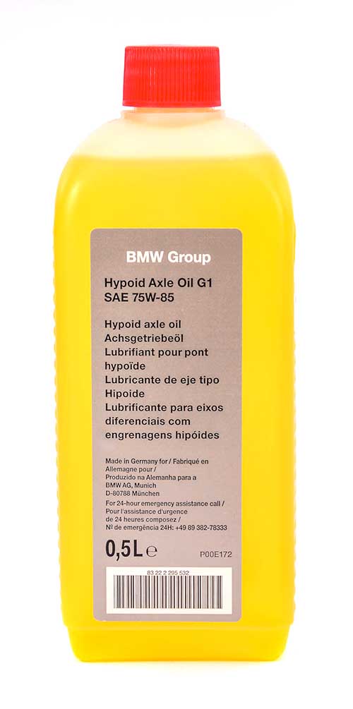 

Трансмиссионное масло BMW Hypoid Axle Oil G1 GL-4 75W-85 синтетическое 83222295532