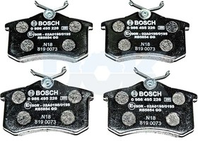 Тормозные колодки Bosch 0 986 495 226