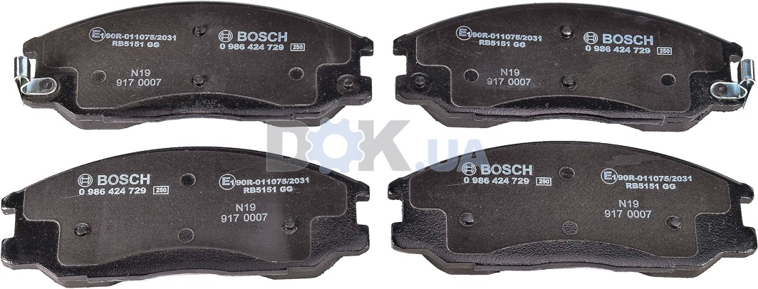 

Bosch 0986424729 Тормозные колодки
