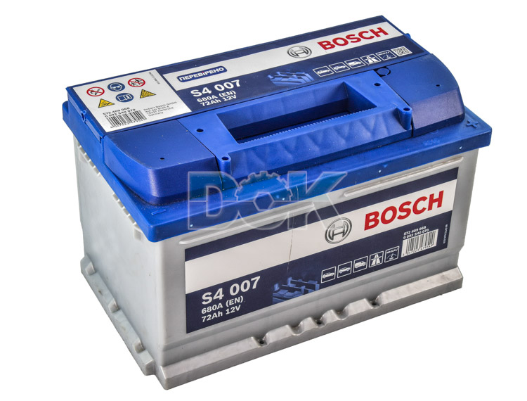 

Аккумулятор Bosch 6 CT-72-R S4 Silver 0092S40070