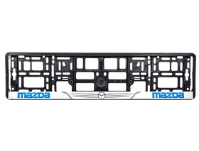Рамка номерного знака Carlife NH131 цвет черный на Mazda пластик