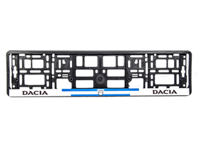 Рамка номерного знака Carlife NH051 цвет черный на Dacia пластик