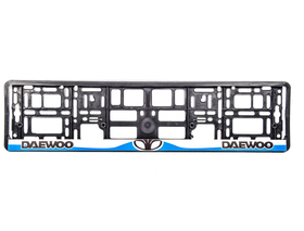 Рамка номерного знака Carlife NH061 цвет черный на Daewoo пластик
