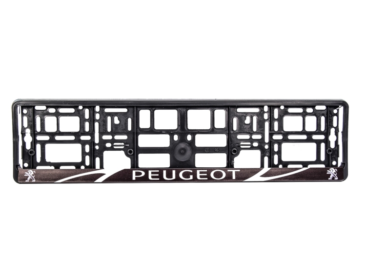 

Рамка номерного знака Carlife NH172 цвет черный на Peugeot