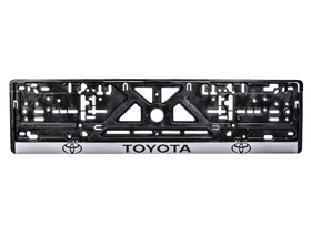 Рамка номерного знака Carlife NH340 цвет черный на Toyota