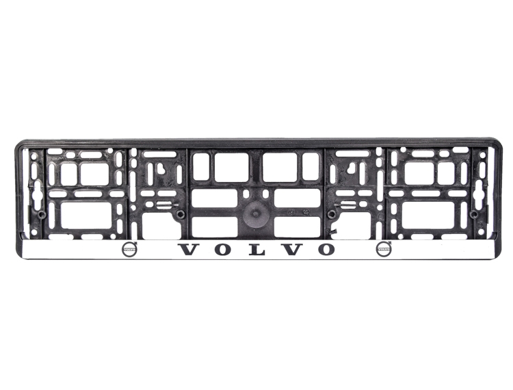 

Рамка номерного знака Carlife NH580 черная на Volvo