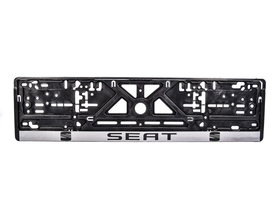 Рамка номерного знака Carlife NH33 черный Seat