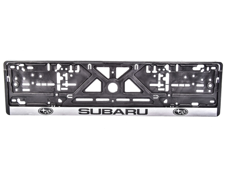 

Рамка номерного знака Carlife NH29 черная на Subaru