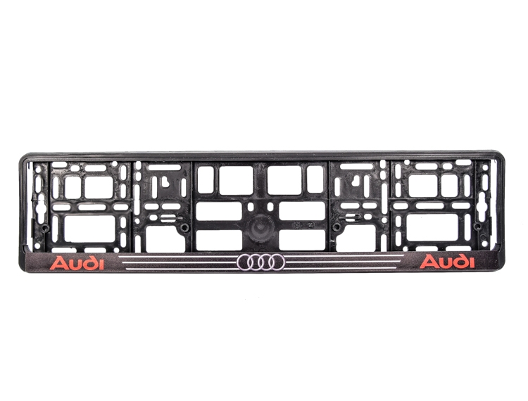 

Рамка номерного знака Carlife NH212 черная на Audi
