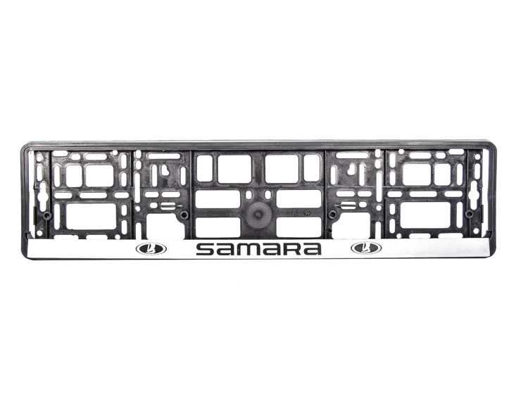 

Рамка номерного знака Carlife NH570 цвет черный Samara на Lada пластик