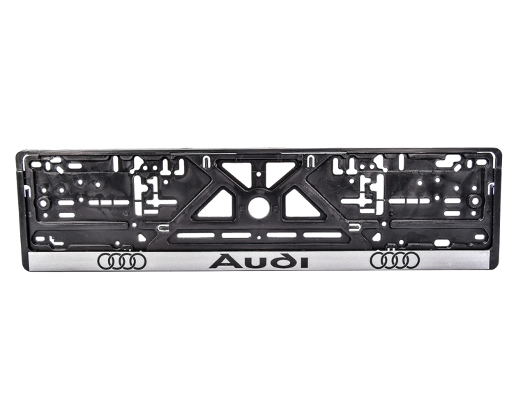 

Рамка номерного знака Carlife NH12 цвет черный на Audi