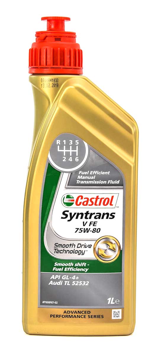 

Трансмиссионное масло Castrol Syntrans V FE GL-4+ 75W-80 синтетическое 156c41