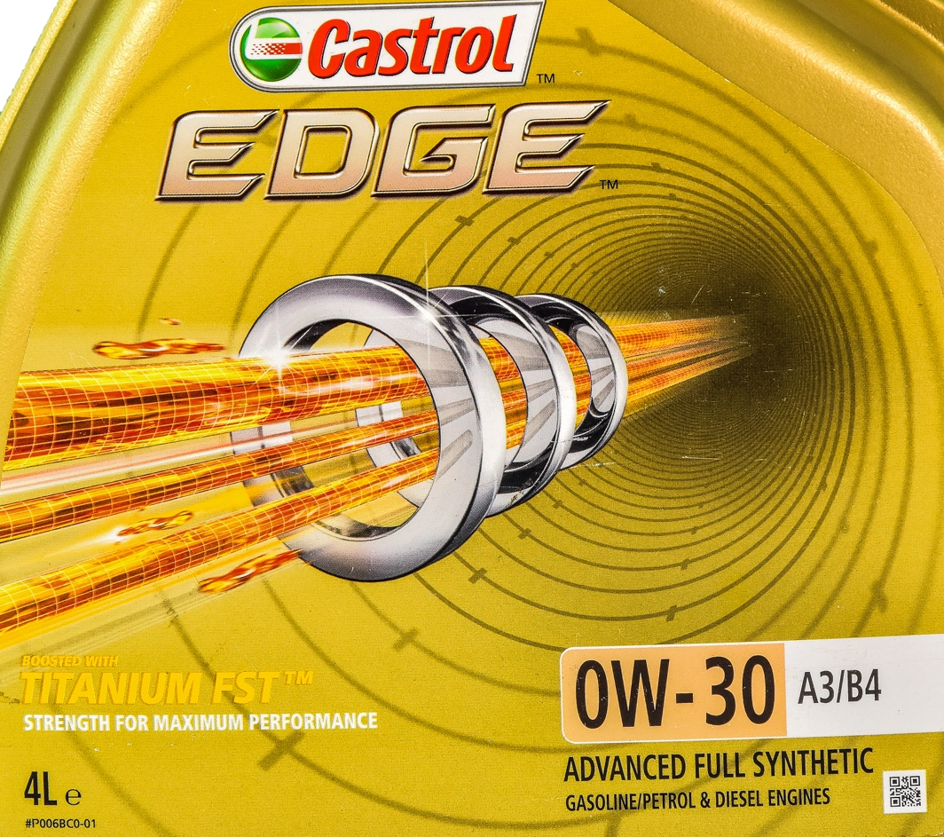 Моторное масло Castrol EDGE 0W-30 4 л на Opel Tigra