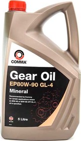 Трансмиссионное масло Comma EP80W-90 GL-4 GL-3 / 4 80W-90 минеральное