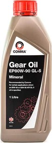 Трансмиссионное масло Comma EP80W-90 GL-5 GL-5 80W-90 минеральное