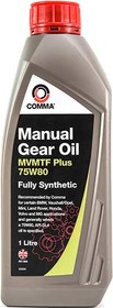 Трансмиссионное масло Comma Manual Gear Oil MVMTF Plus  GL-4 75W-80 синтетическое
