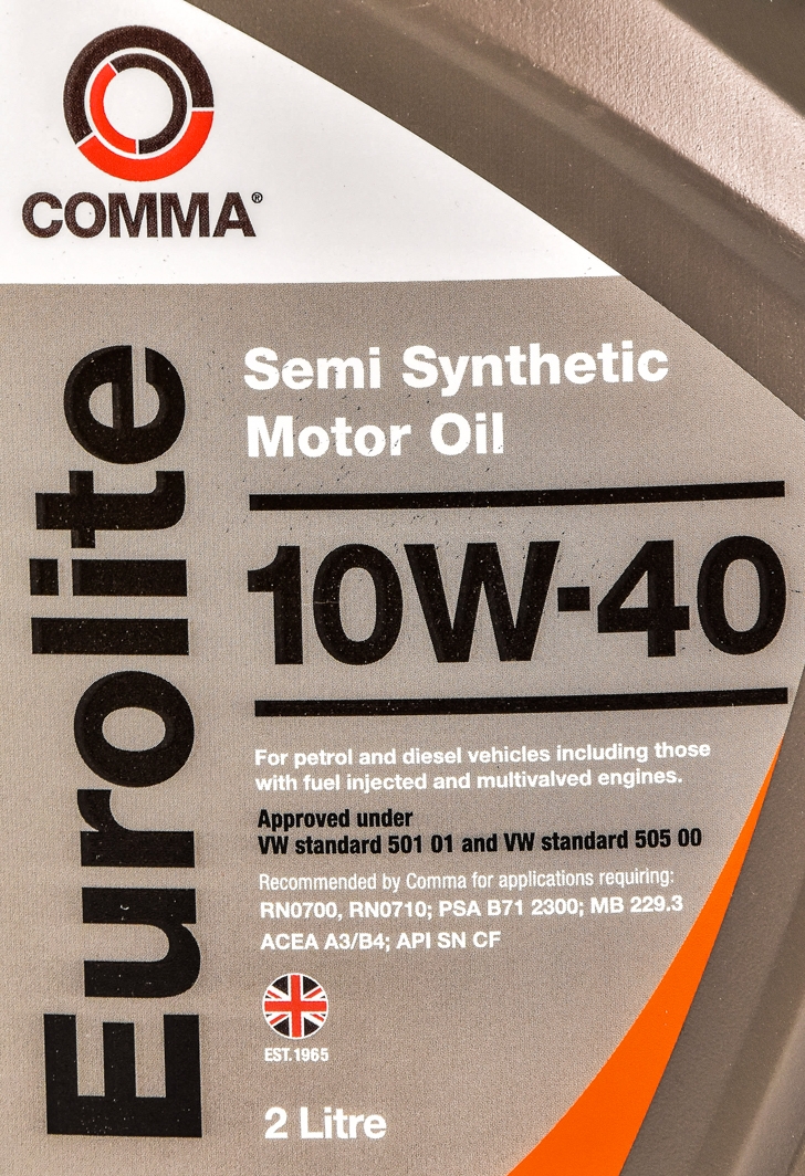 Моторна олива Comma Eurolite 10W-40 2 л на Renault Koleos