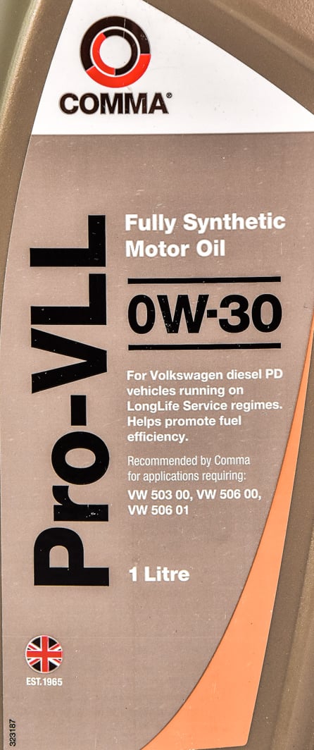 Моторное масло Comma PRO-VLL 0W-30 1 л на Hyundai i40