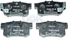 Тормозные колодки Delphi LP948