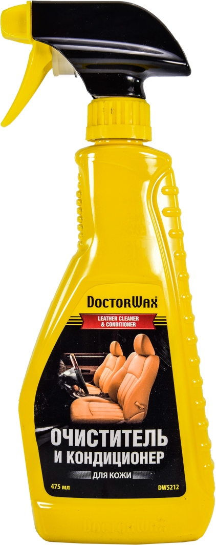 

Очиститель салона DoctorWax Leather Cleaner & Conditioner 475 мл DW5212