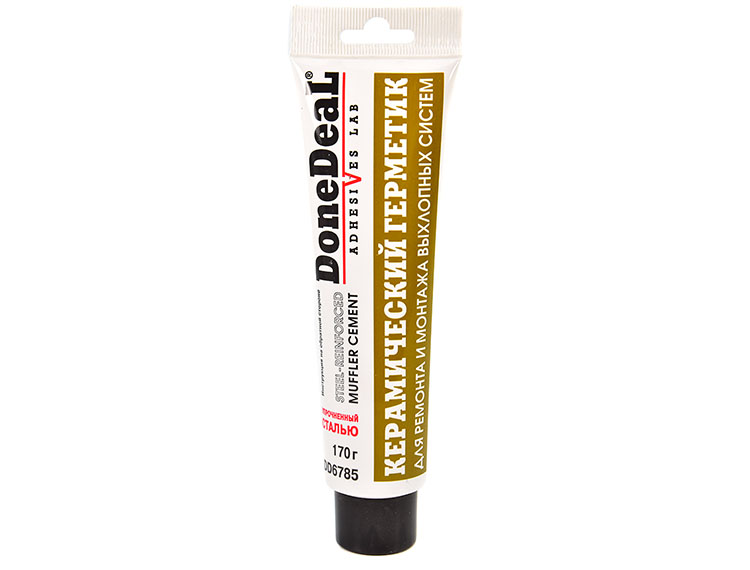 

Герметик DoneDeal Steel-Reinforced Muffler Cement серый DD6785