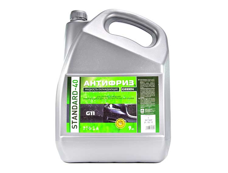 

Антифриз Дорожная Карта Standart Long Life -40 G11 зеленый 48021034706