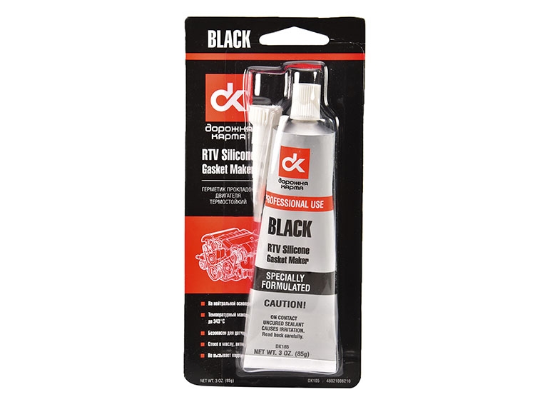 

Формирователь прокладок Дорожная Карта Copper RTV Silicone Gasket Maker черный DK105