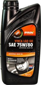 Трансмиссионное масло DYADE Vinca LGO GO 75W-80 минеральное
